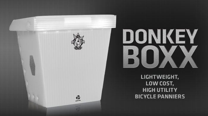 Donkey Boxx: Lightweight, Low Cost, High Utility Bicycle Panniers